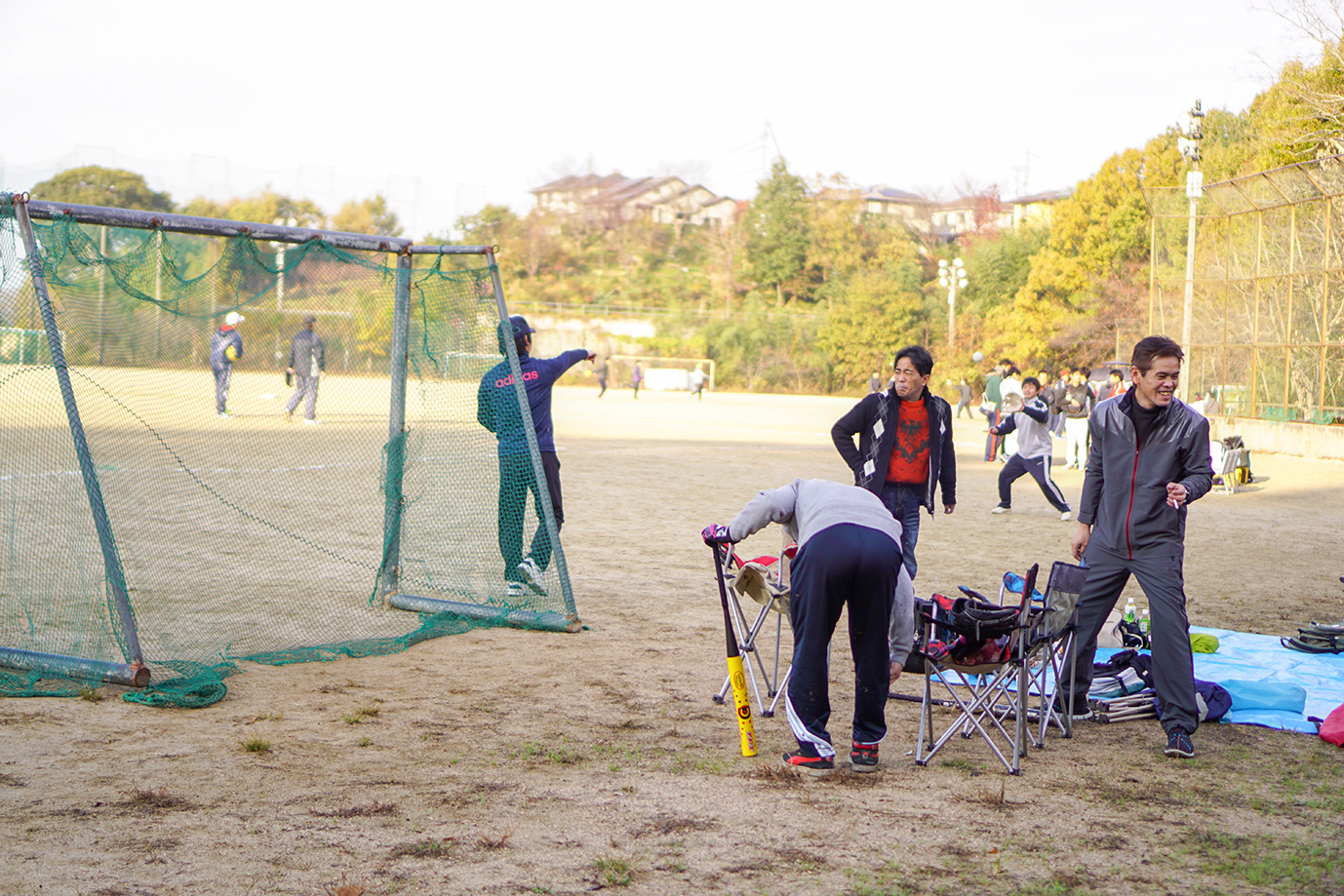 8時半から開会式なのでちょっとばかし準備運動…